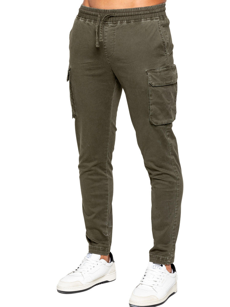 Nova Dye Cargo Pants - Khaki – ENZO Jeans