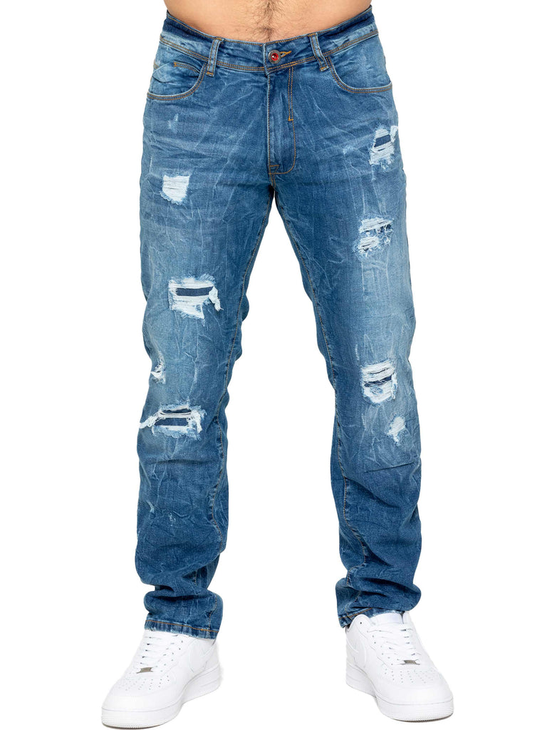 Enzo Ez08 Jeans Relaxed, Mid Stonewash, 30W / 30L Uomo Enzo Ez08 Jeans Relaxed, Mid Stonewash, 30W / 30L Uomo