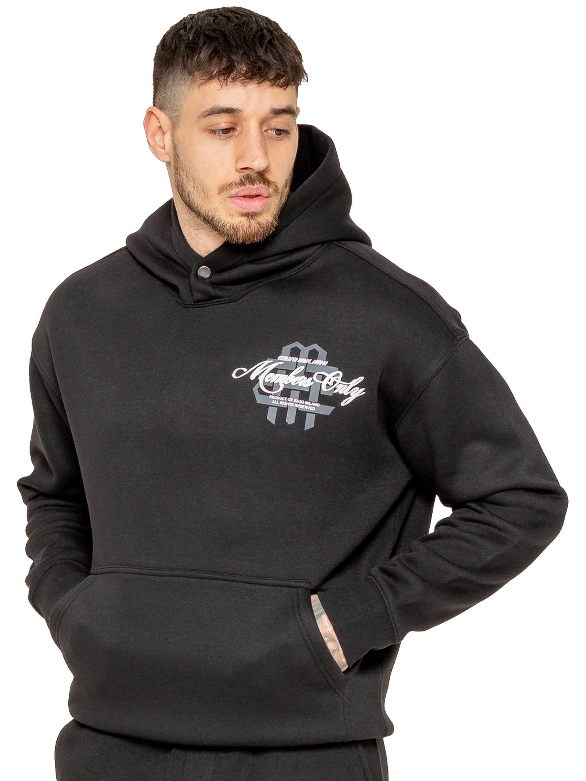 Sweat Zippé Noir Homme Schott Hood Noir L