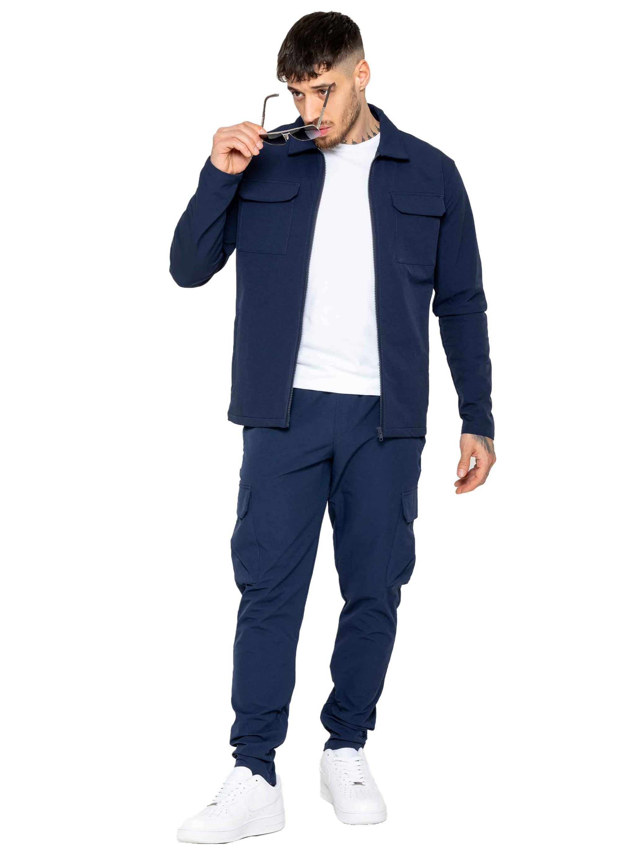 ENNOY NYLON PADDED JACKET (Estate Blue) ennoy NYLON PADDED JACKET